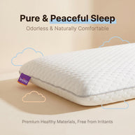 Light Enjoy Growth Pillow eases head and neck pressure, relaxes body for sound restful sleep