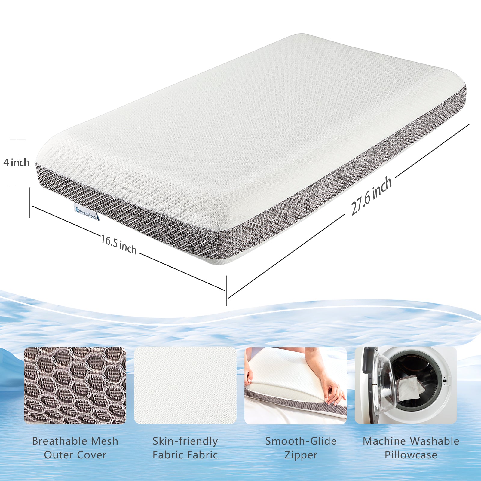 Memory Foam Pillow 70W