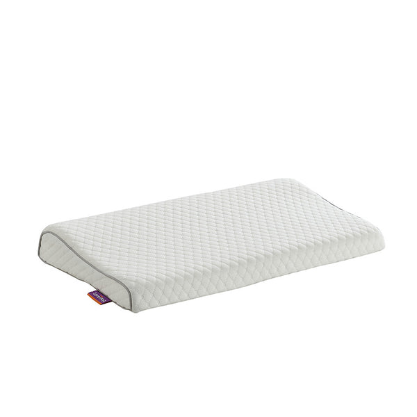 Kids Ergonomic Memory Foam Pillow, Wave Cervical Support for 3-12 Years, Breathable Anti-Mite Washable Children Pillow