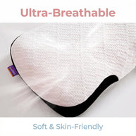 Zero Pressure Memory Foam Neck Pillow, Creamy Soft Cloud Milk Pillow, Side Back Sleeper Support Pillow