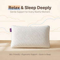 Light Enjoy Growth Pillow eases head and neck pressure, relaxes body for sound restful sleep