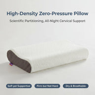 Neck Relief Pillow | Slow Down for Rest, Zoned Support Eases Neck Tension & Releases Pressure All Night