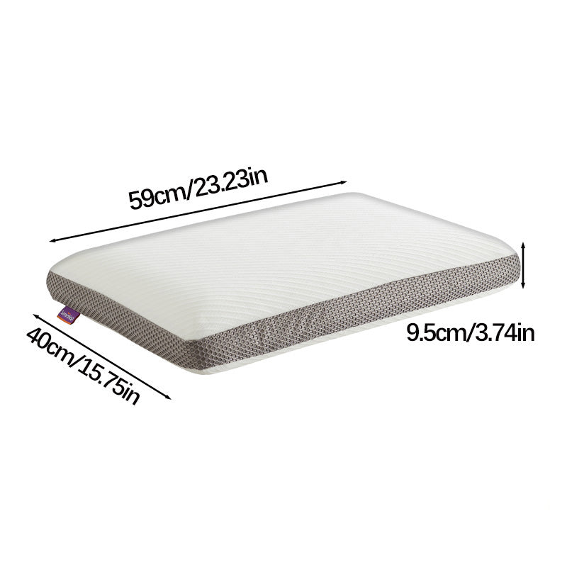 Extra Wide High-Density Memory Foam Pillow | Slow Rebound Cervical Support Pillow for Back & Side Sleepers