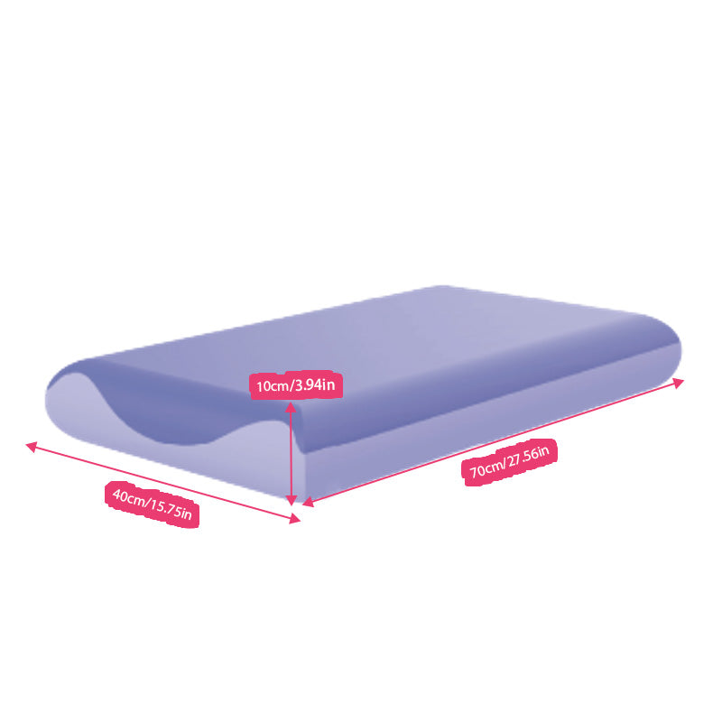 Slow Rebound Memory Foam Pillow Zero Pressure Dual Core Ergonomic Neck Support Pillow