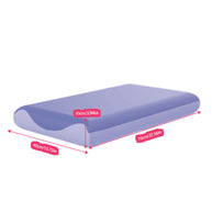 Slow Rebound Memory Foam Pillow Zero Pressure Dual Core Ergonomic Neck Support Pillow